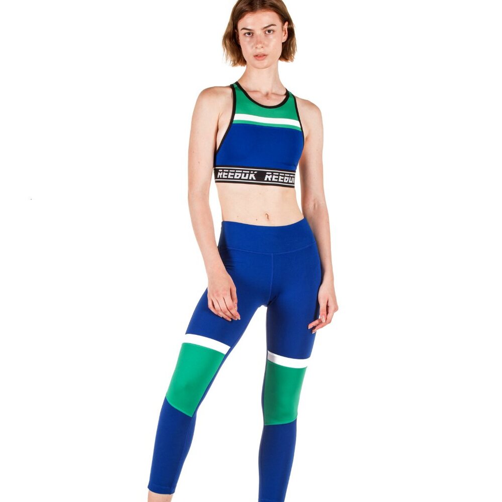 J14  Reebok leggings great colours Speedwick fabric helps keep u cool and dry